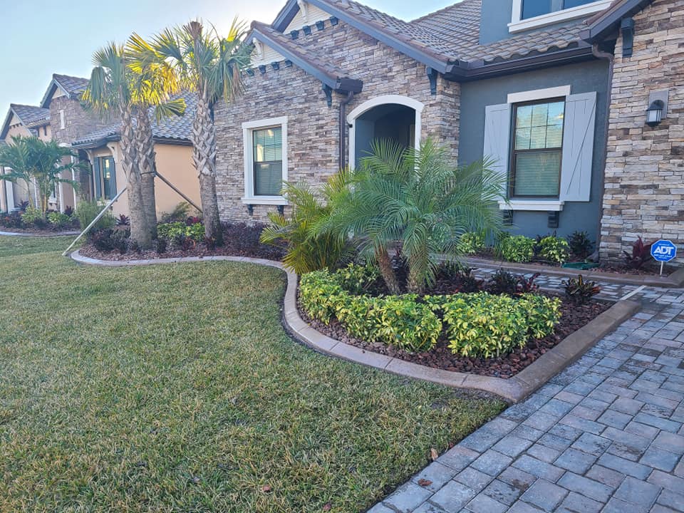 Full landscape installation, new build Central Florida